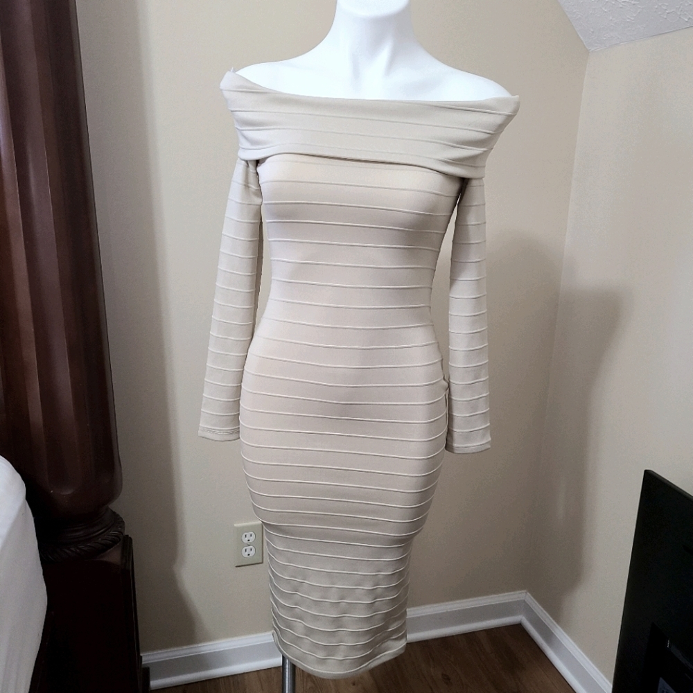 Off shoulder bodycon